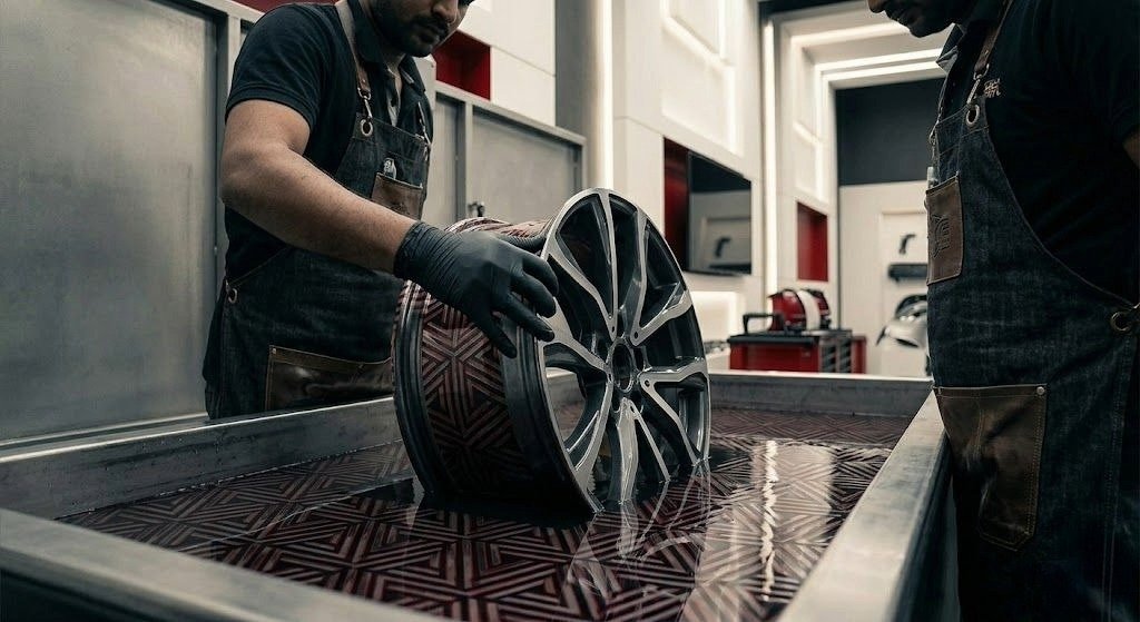 Hydro dipping process