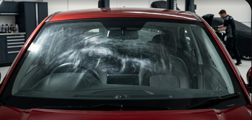 Before windshield coating